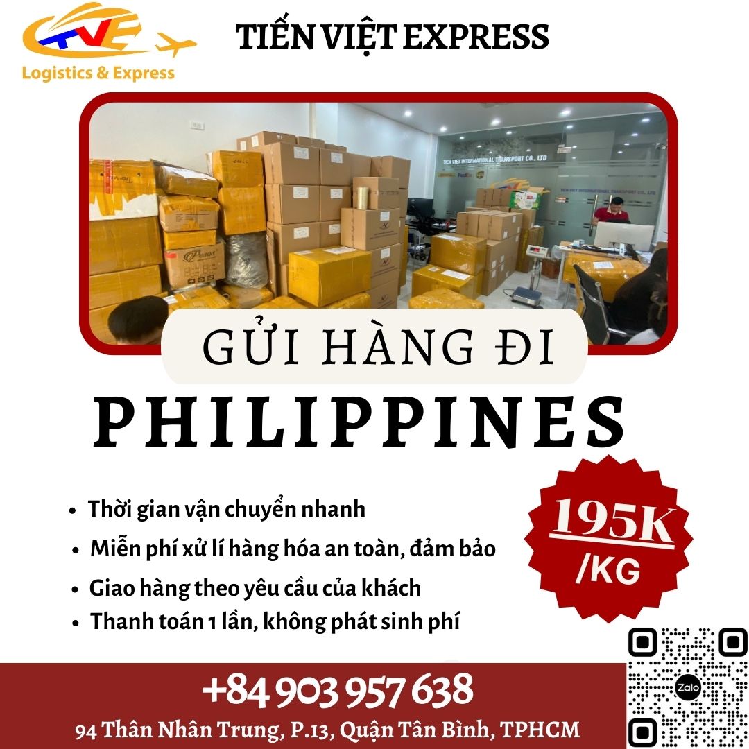 Gửi hàng đi Philippines - Tiến Việt Express